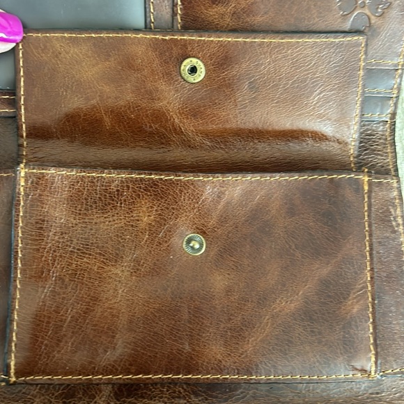 Patrica Nash NWT Terresa Fresco Bouquet Leather Trifold Long Wallet With… - Picture 8 of 10